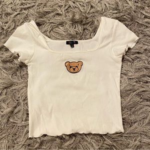 Delia’s Teddy bear crop top